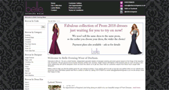 Desktop Screenshot of belleeveningwear.co.uk